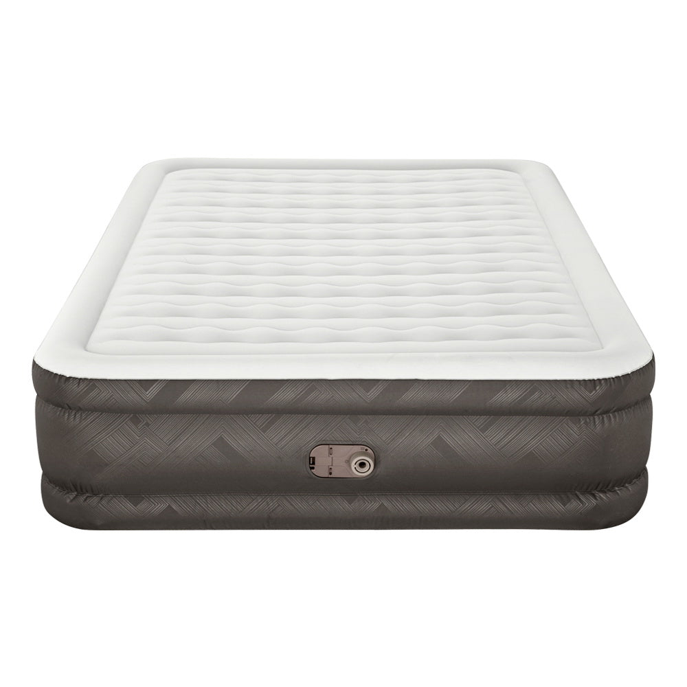 Bestway Air Mattress Queen Inflatable Bed 46cm Airbed Grey