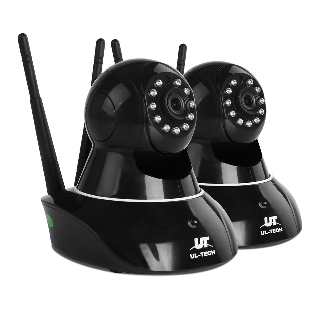 UL-tech 1080P Wireless IP Cameras Security WIFI Cam Black