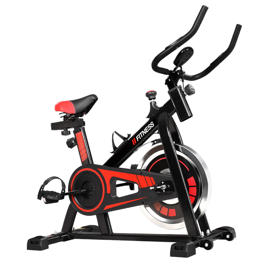 Everfit Spin Bike Exercise Bike Flywheel Cycling Home Gym Fitness 120kg