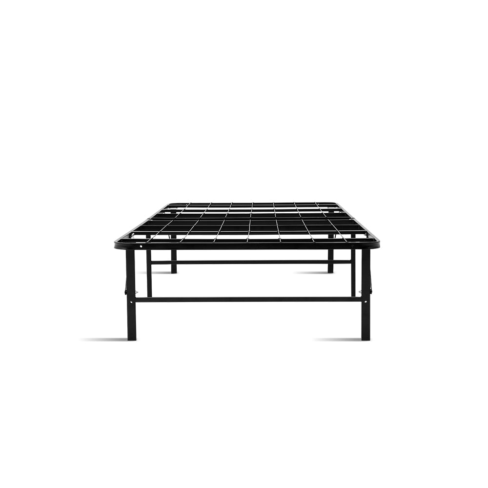 Artiss Folding Bed Frame Metal Base - Single