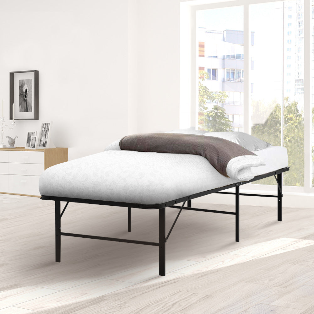 Artiss Folding Bed Frame Metal Base - Single