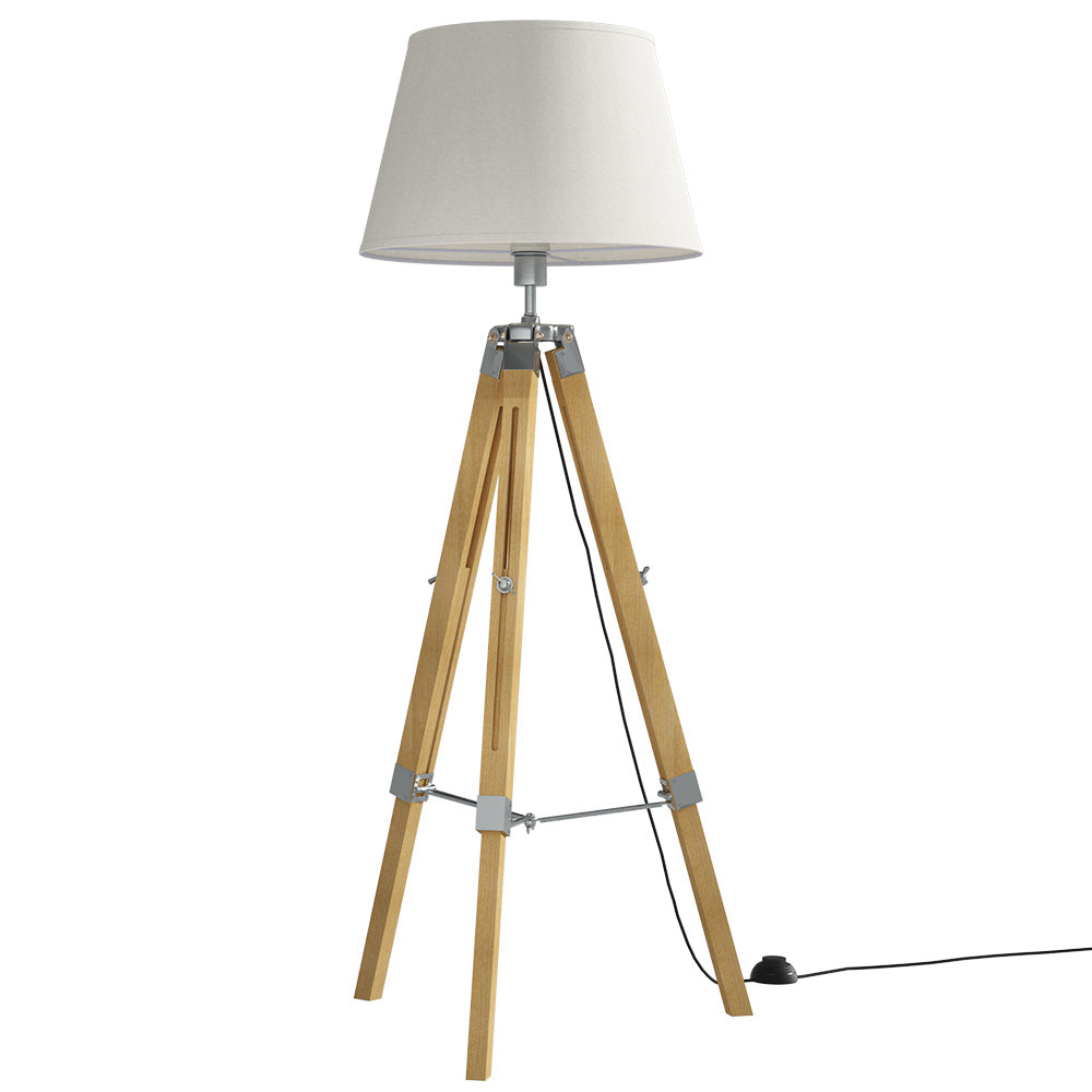 Artiss Tripod Floor Lamp Adjustable Height LED Light Stand Home Room Reading