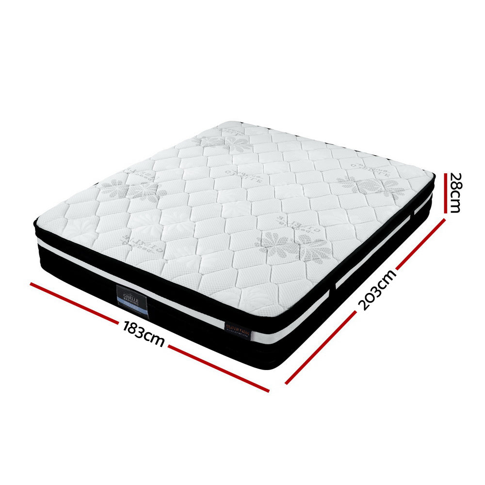 Giselle Bedding 28cm Mattress Super Firm King