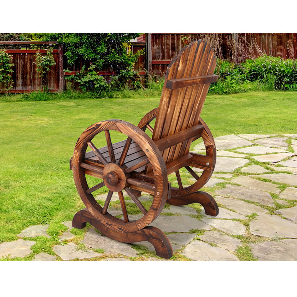 Gardeon Wooden Wagon Chair Outdoor