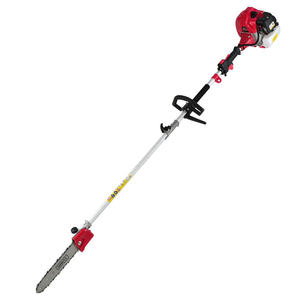 Giantz 65CC Pole Chainsaw Hedge Trimmer 12in Chain Saw 5.6m Long Reach