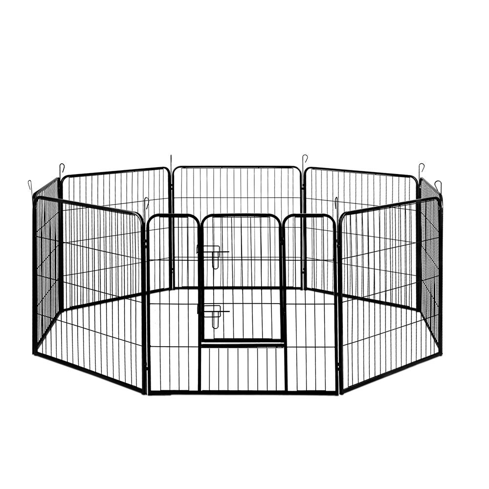 i.Pet 32" 8 Panel Dog Playpen Pet Exercise Cage Enclosure Fence Play Pen