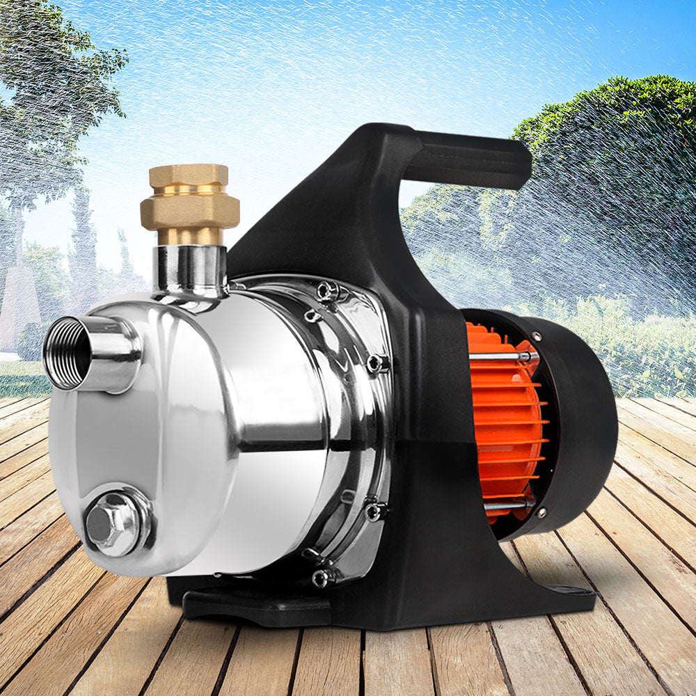 Giantz Garden Water Pump High Pressure 1500W Tank Rain Farm Irrigation House Black