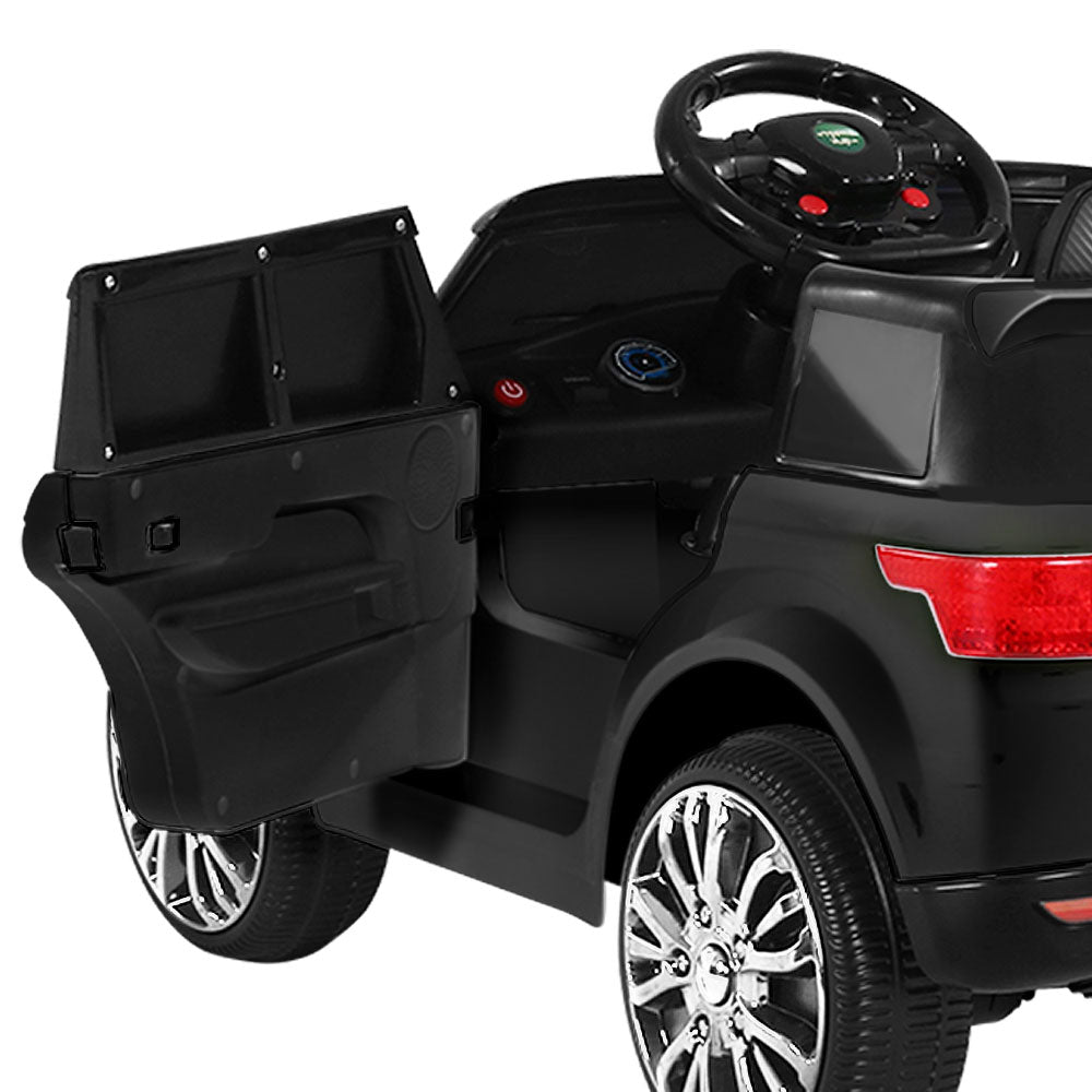 Rigo Kids Electric Ride On Car SUV Range Rover-inspired Cars Remote 12V Black