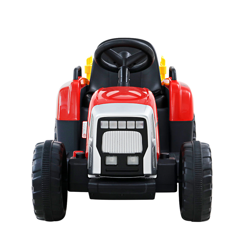 Rigo Kids Electric Ride On Car Tractor Toy Cars 12V Red