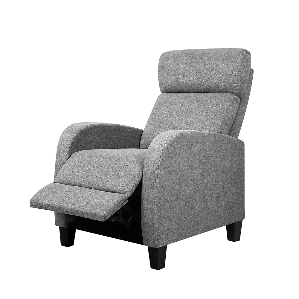 Artiss Fabric Reclining Armchair - Grey