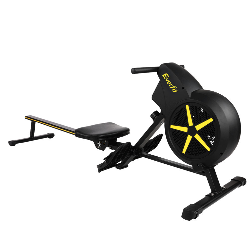 Everfit Rowing Machine Air Rower Exercise Fitness Gym Home Cardio