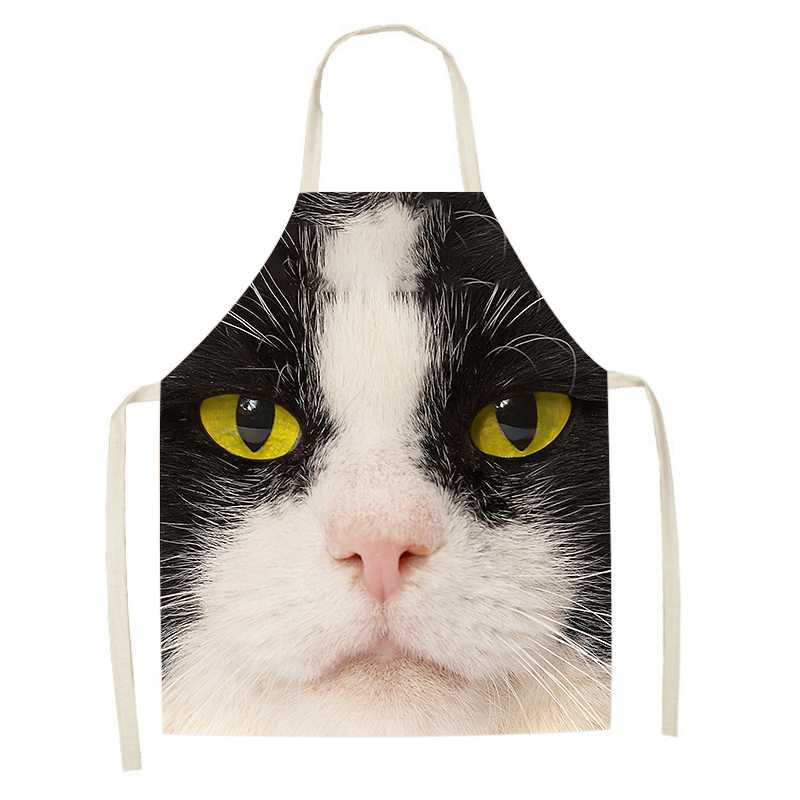 Cute Black Cat Apron Oil Proof Waterproof (16)