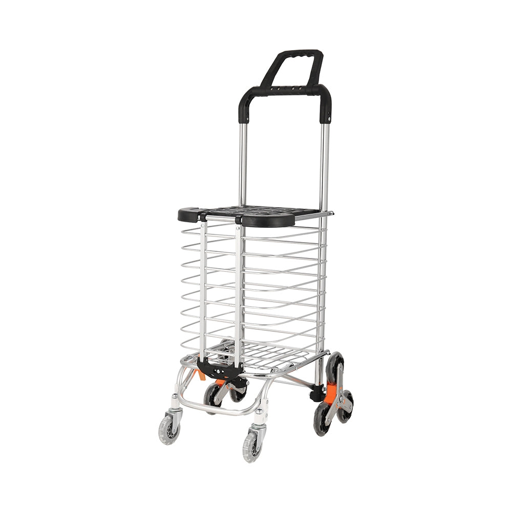 Emajin Foldable Shopping Cart Trolley 35L Grocery Bag Rolling Wheel Portable