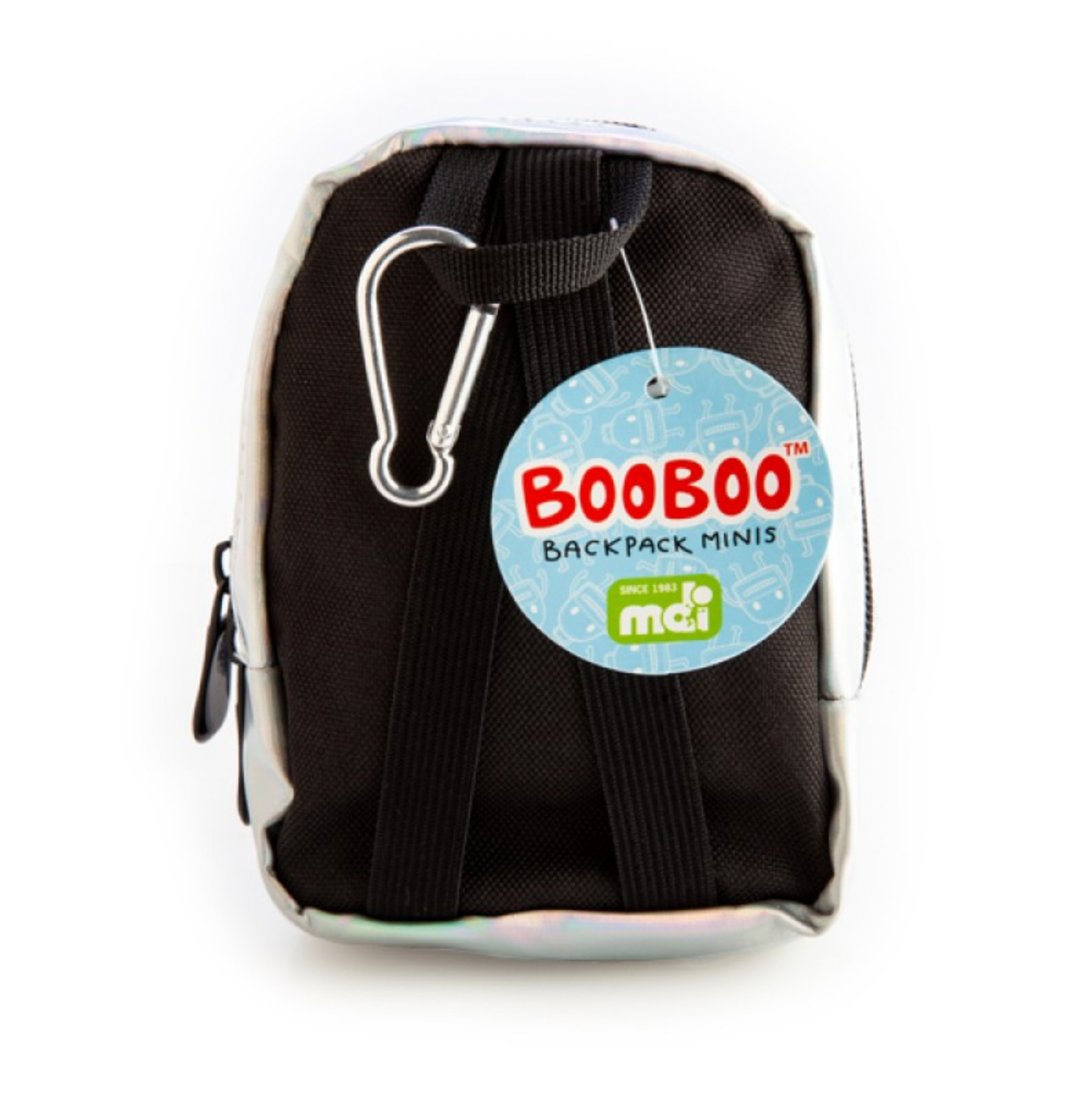 Iridescent Silver BooBoo Backpack Mini