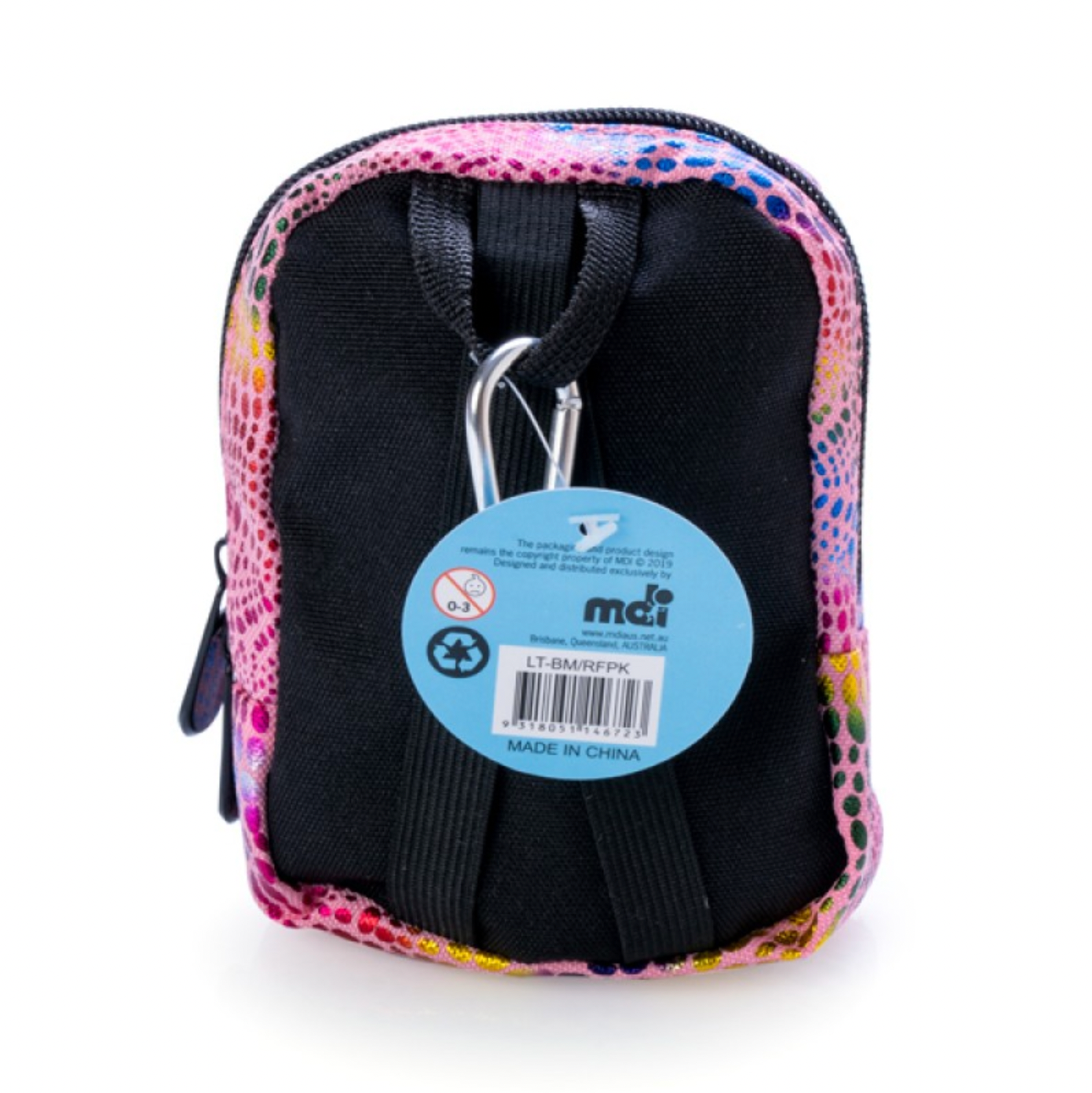 Pink Rainbow Foil BooBoo Backpack Mini