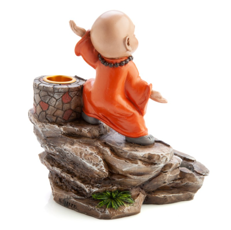 Monk Backflow Incense Burner