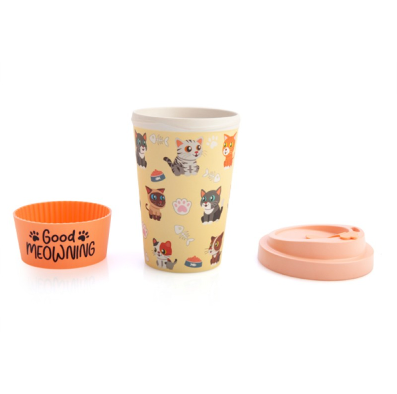 Cat Bamboo Cup