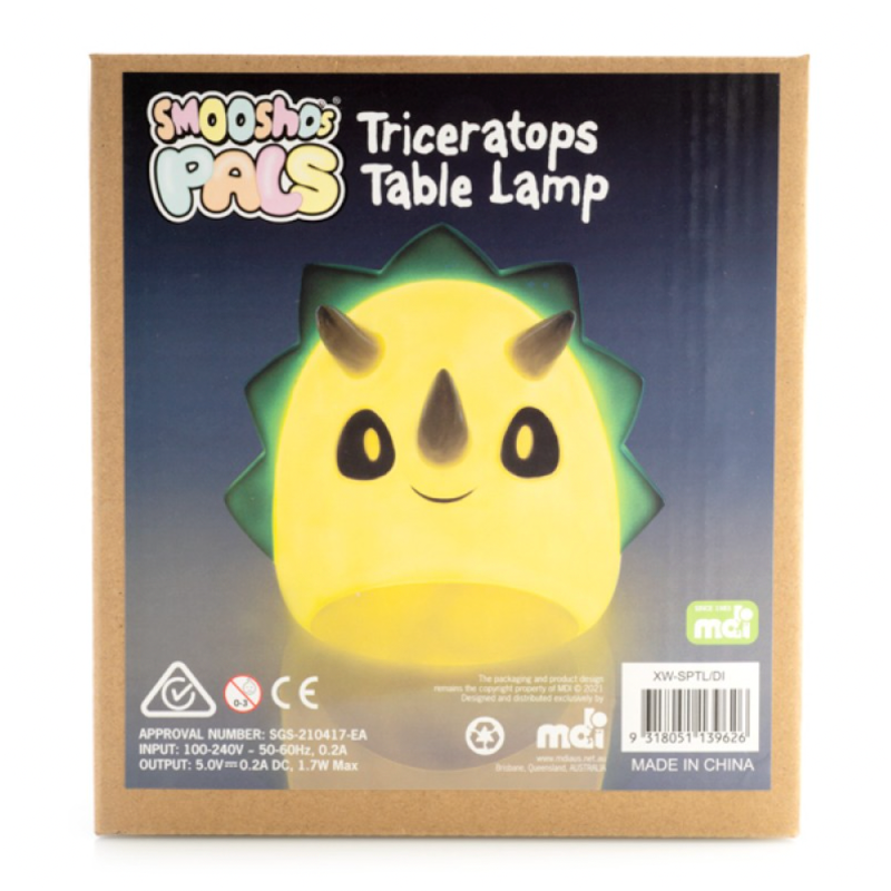 Smooshos Pals Triceratops Table Lamp