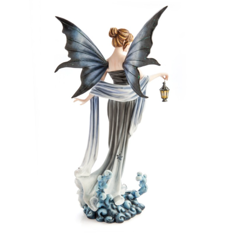 Large Light-up Star Fairy with Lantern Figurine