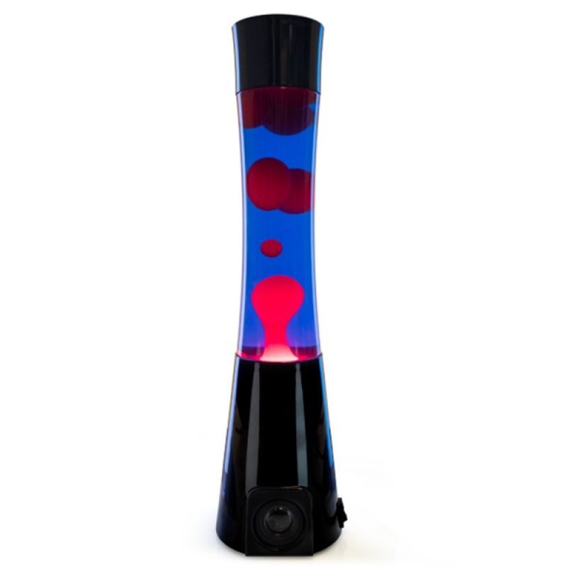 Bluetooth Speaker Lava Lamp Black/Purple/Red Motion