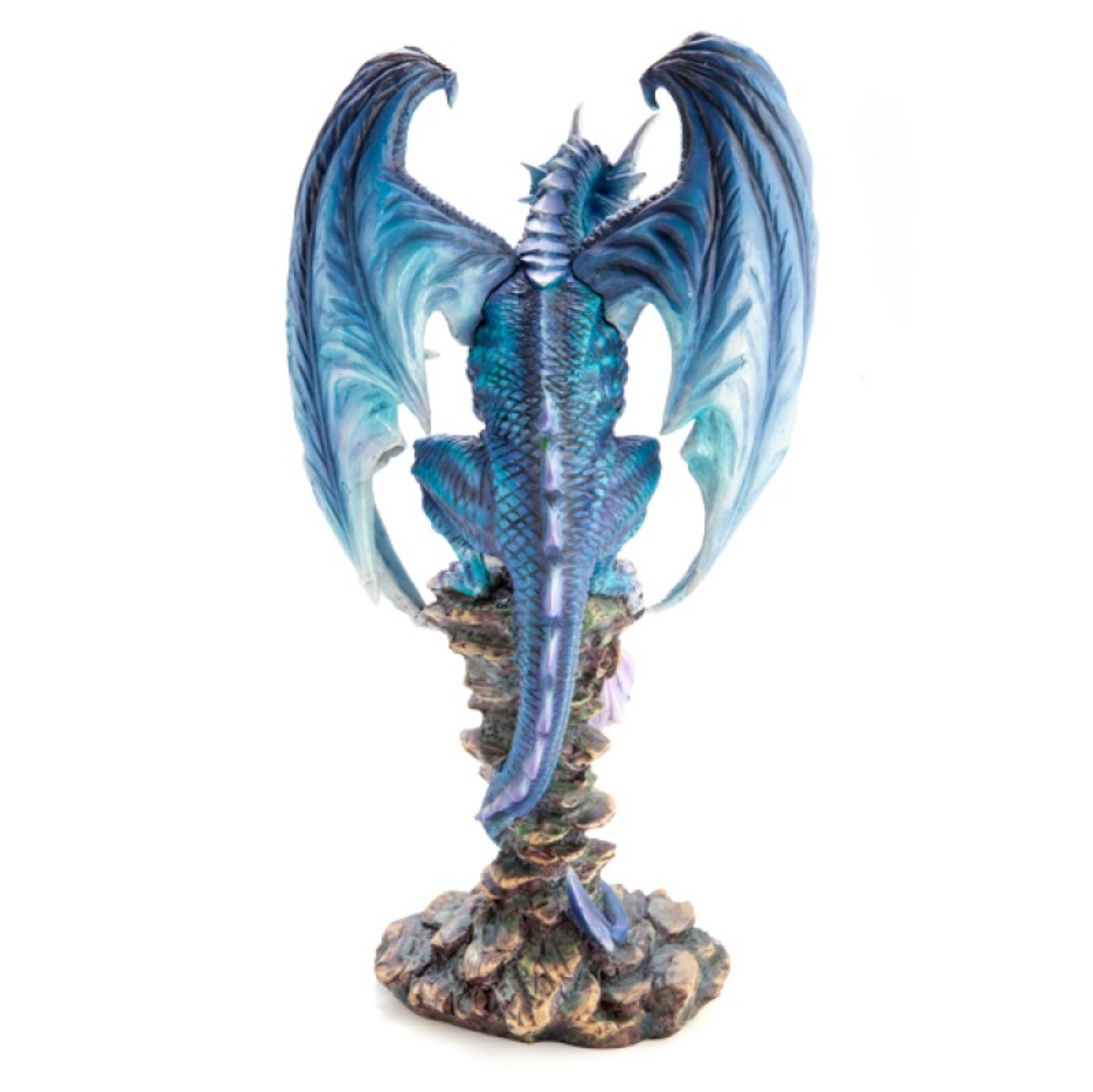 Blue Fairy Keeper Dragon Figurine