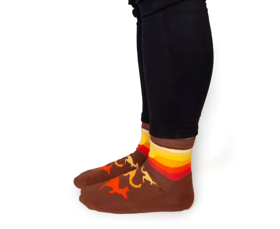 Kangaroo Feet Speak Socks