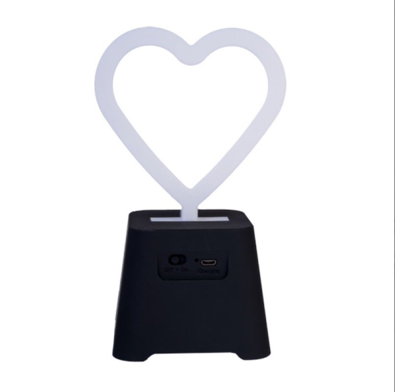 Heart Neon Light Speaker