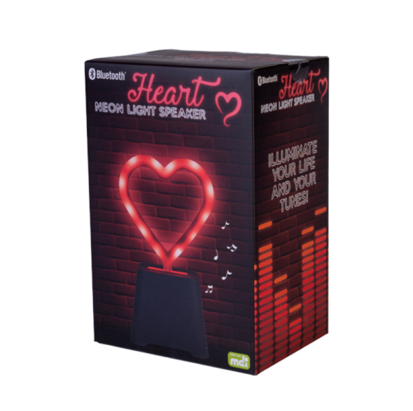 Heart Neon Light Speaker