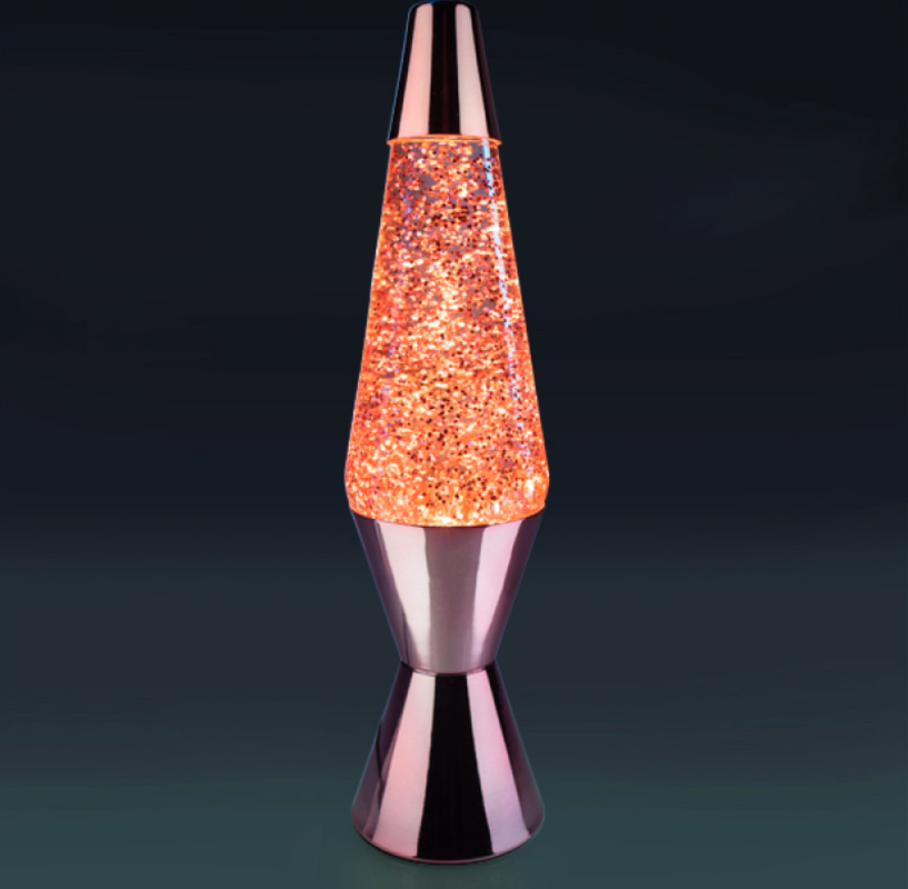 Rose Gold Diamond Glitter Lamp