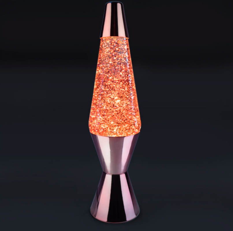 Rose Gold Diamond Glitter Lamp