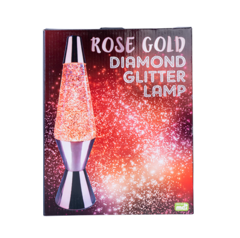 Rose Gold Diamond Glitter Lamp