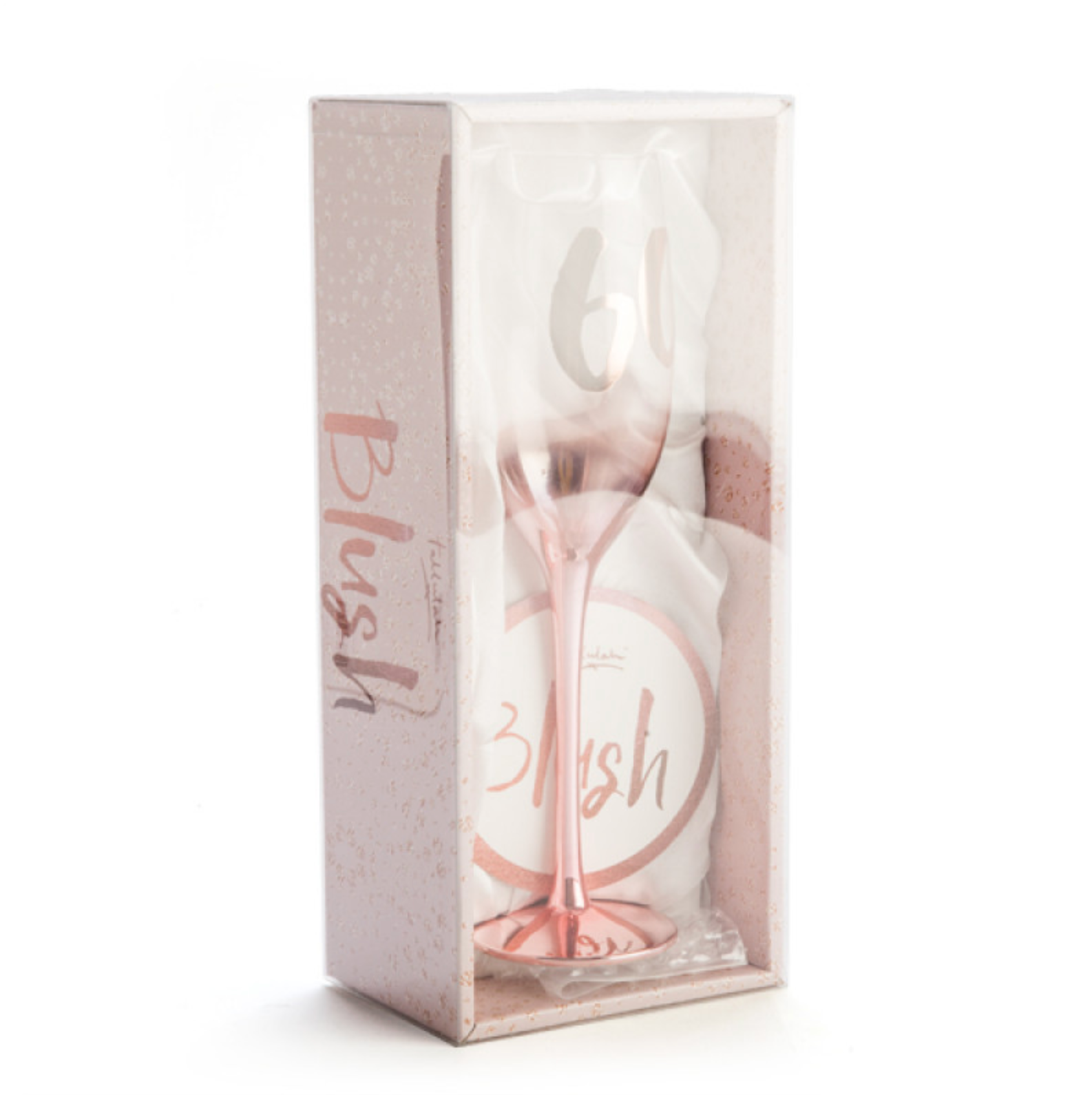 60th Birthday Blush Campagne Flute