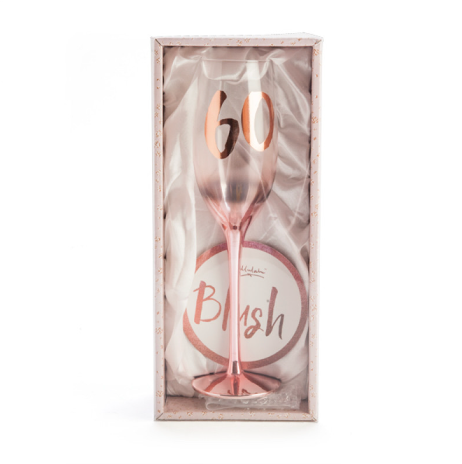 60th Birthday Blush Campagne Flute