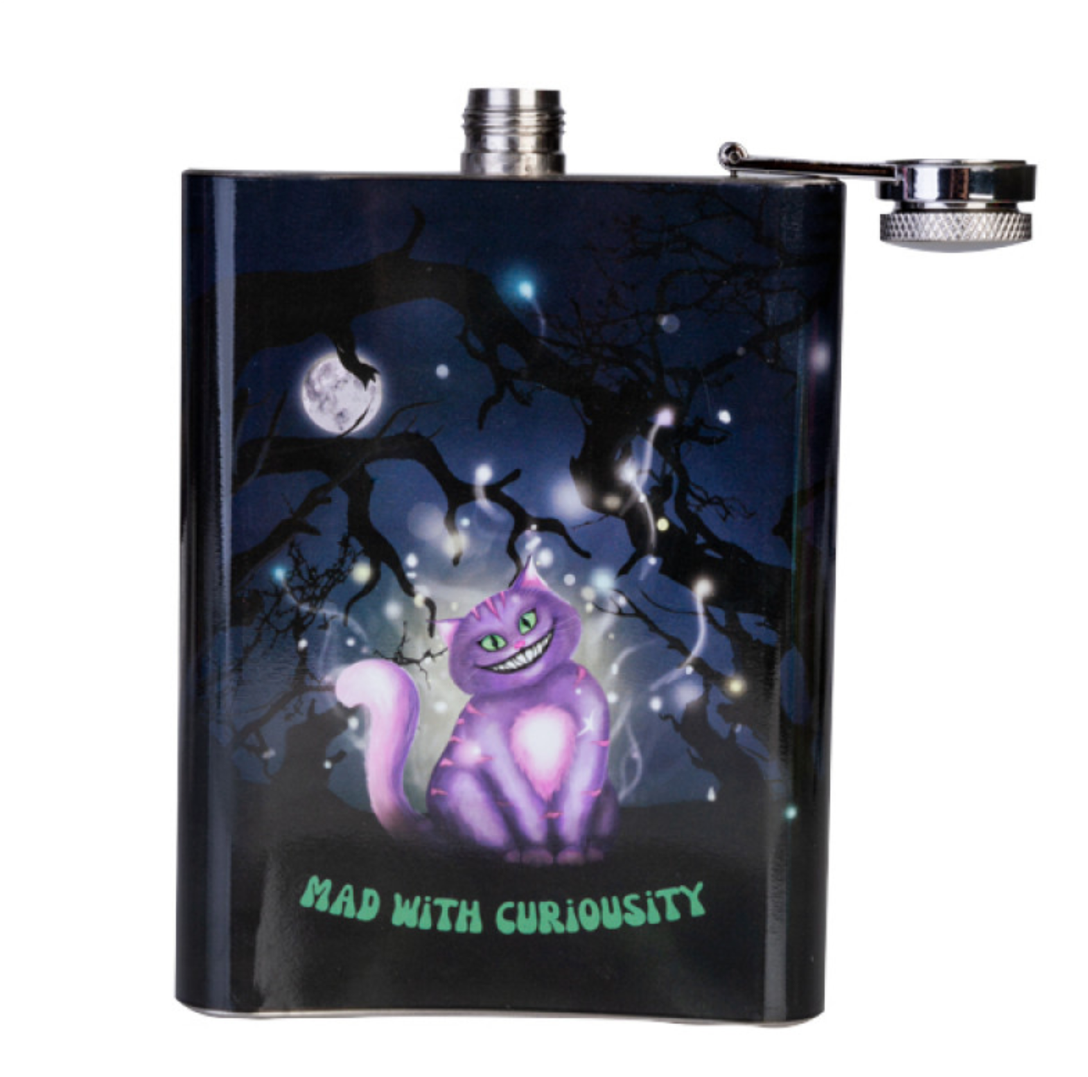 Mad Cat Metal Flask