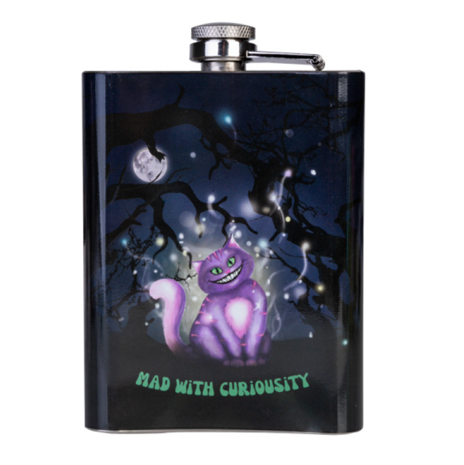 Mad Cat Metal Flask