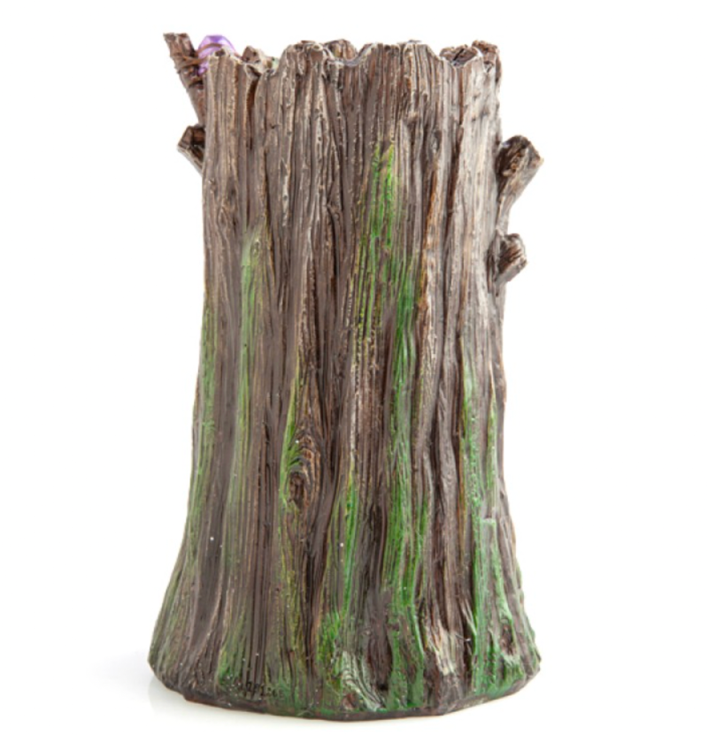 Wizard in Geode Tree LED Backflow Incense Burner