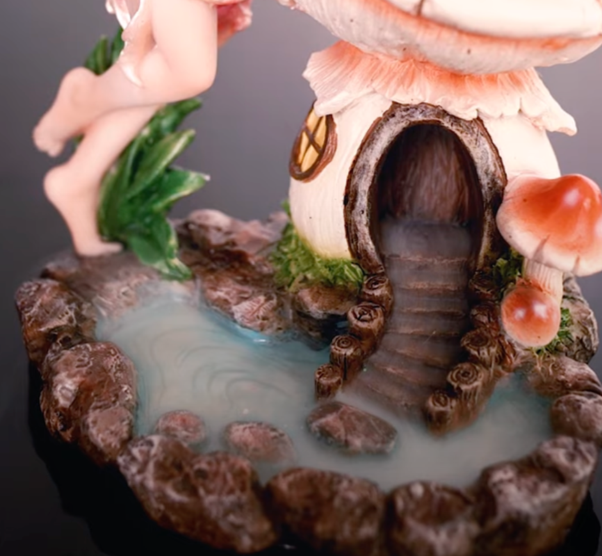 Fairy Mushroom Backflow Incense Burner