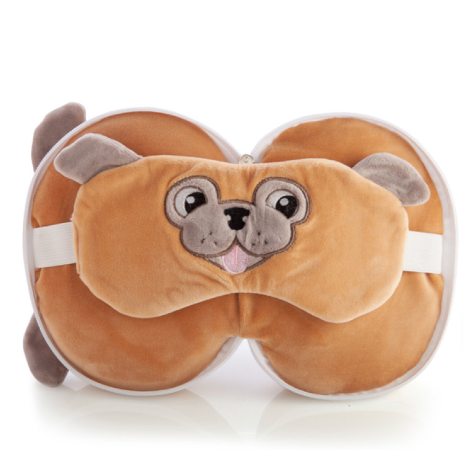 Smoosho's Pals Travel Pug Mask & Pillow