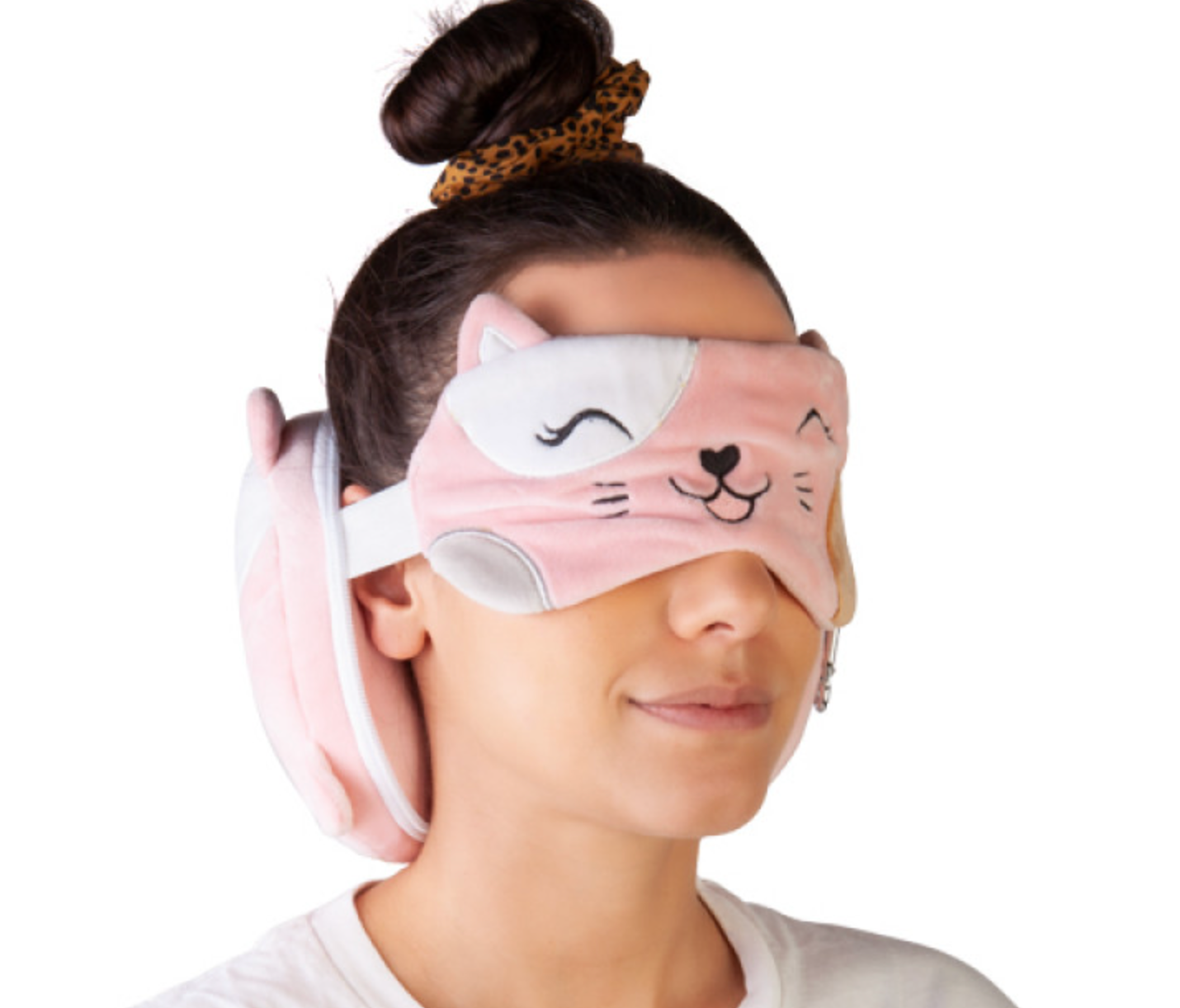 Smoosho's Pals Travel Cat Mask & Pillow