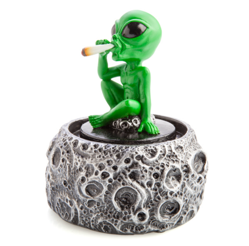 Stoned Alien Glass Case LED Backflow Incense Burner