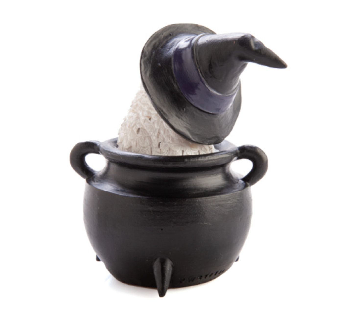 Snowy Owl Cauldron Figurine