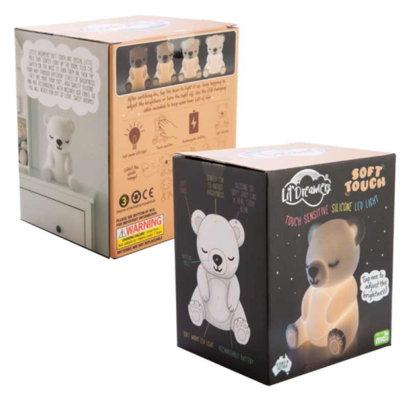 Lil Dreamers Bear Soft Touch LED Light