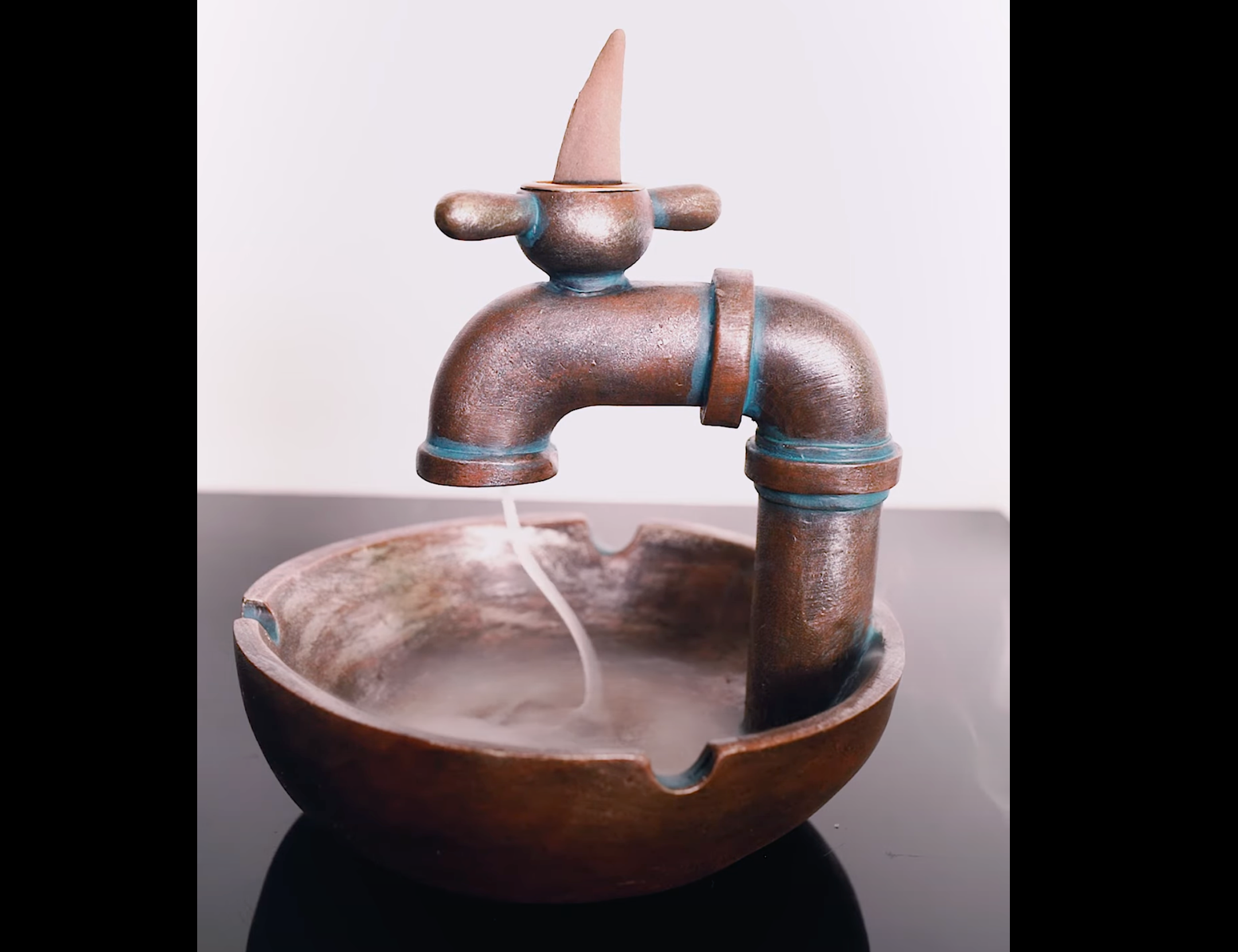 Faucet Backflow Incense Burner & Ashtray