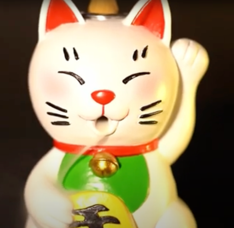 Lucky Cat Backflow Burner