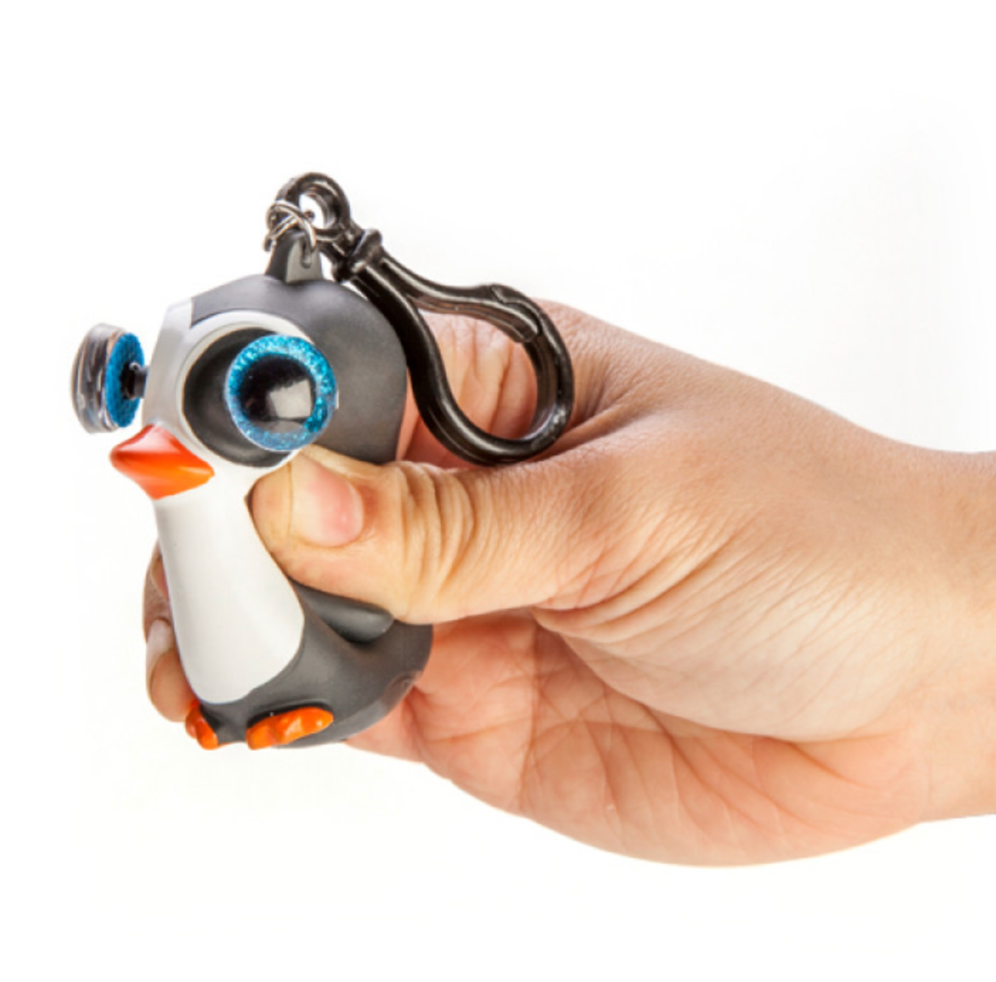 Penguin Island Eye Popper Keychain