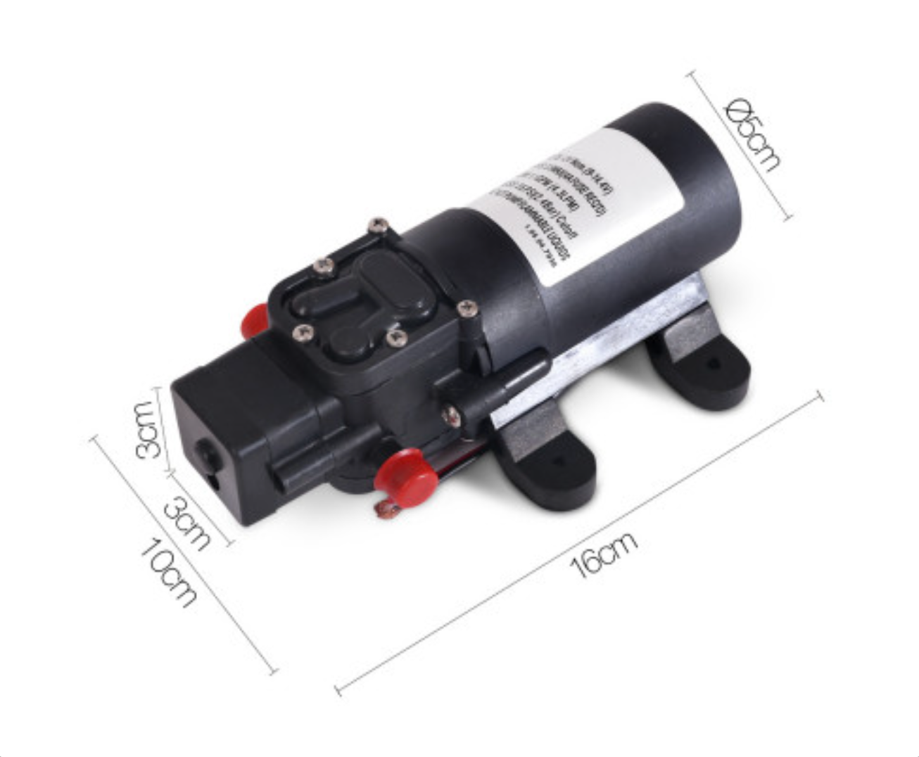 Water Pump 12V Pressure Shower 4.3L/Min