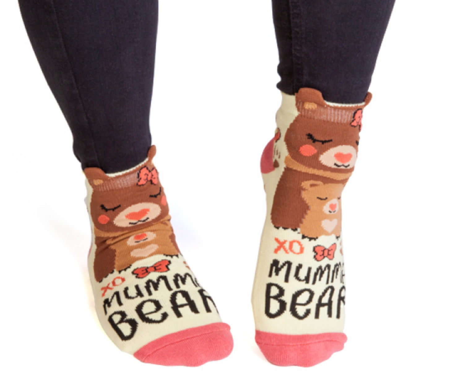 Mumma Bear Feet Speak Socks