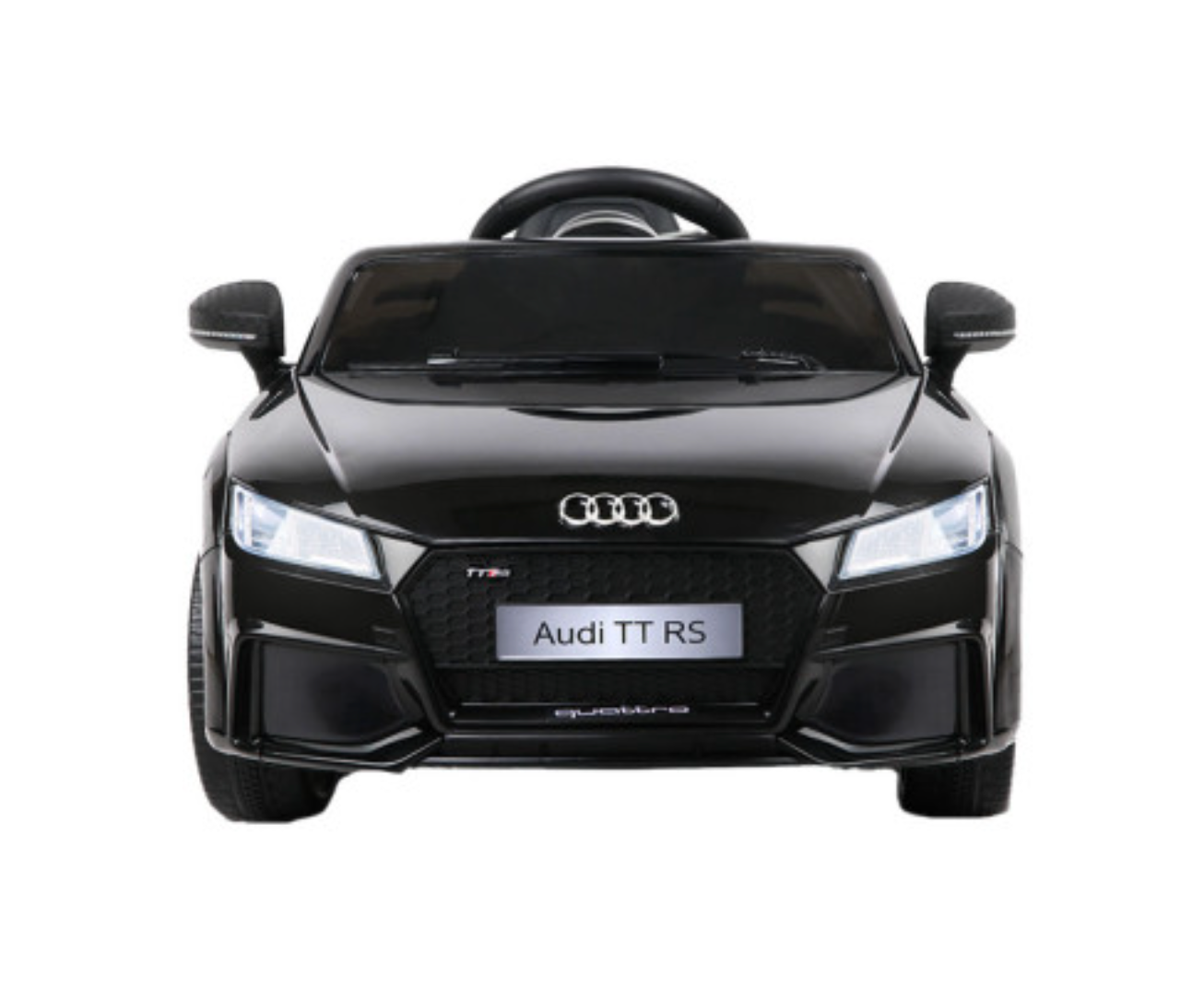 Kids Electric Ride On Car Audi Licensed TTRS Toy Cars Remote 12V Battery Black