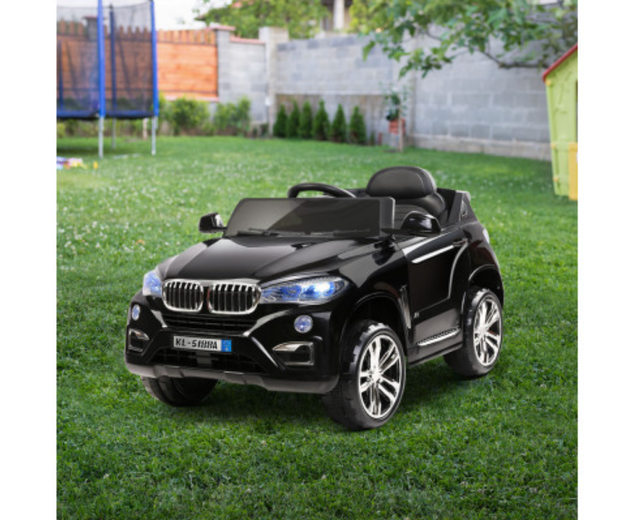 Rigo Kids Electric Ride On Car SUV BMW-Inspired X5 Toy Cars Remote 6V Black