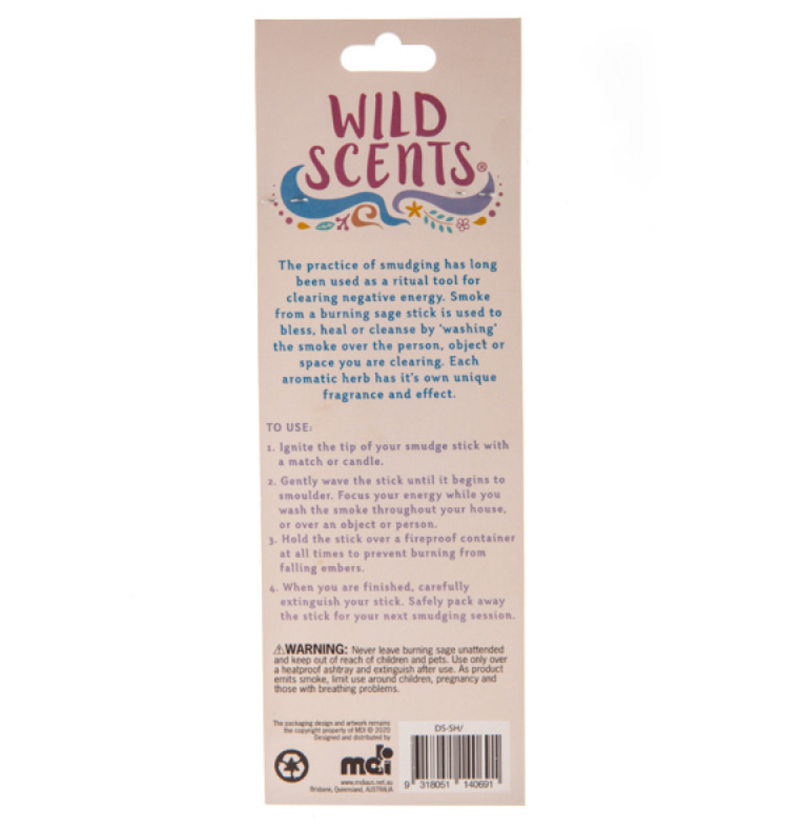 Wild Scents Harmony Sage & Herbs Smudge Stick